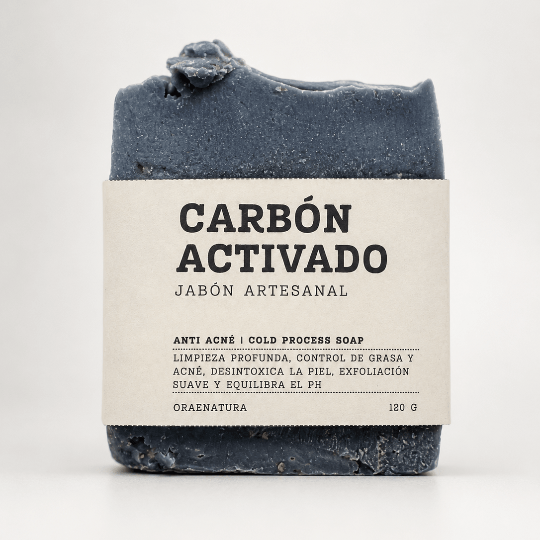 Jabon de Carbón Activado - Oraenatura