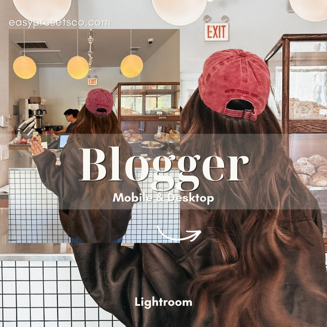 Blogger Filtro para Fotografía - 5 Pack Lightroom