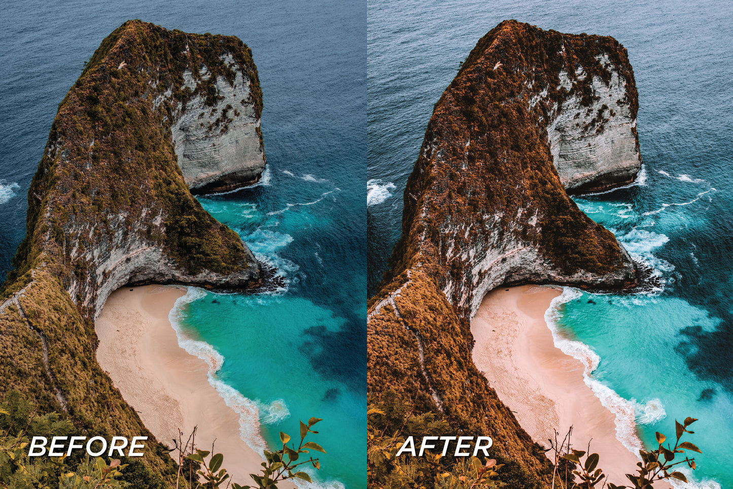 Bali Filtro para fotografía - 15 Pack Lightroom