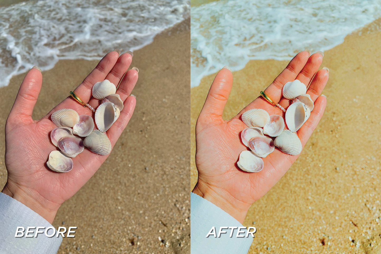 Beachy Filtro para fotografía - 15 Pack Lightroom