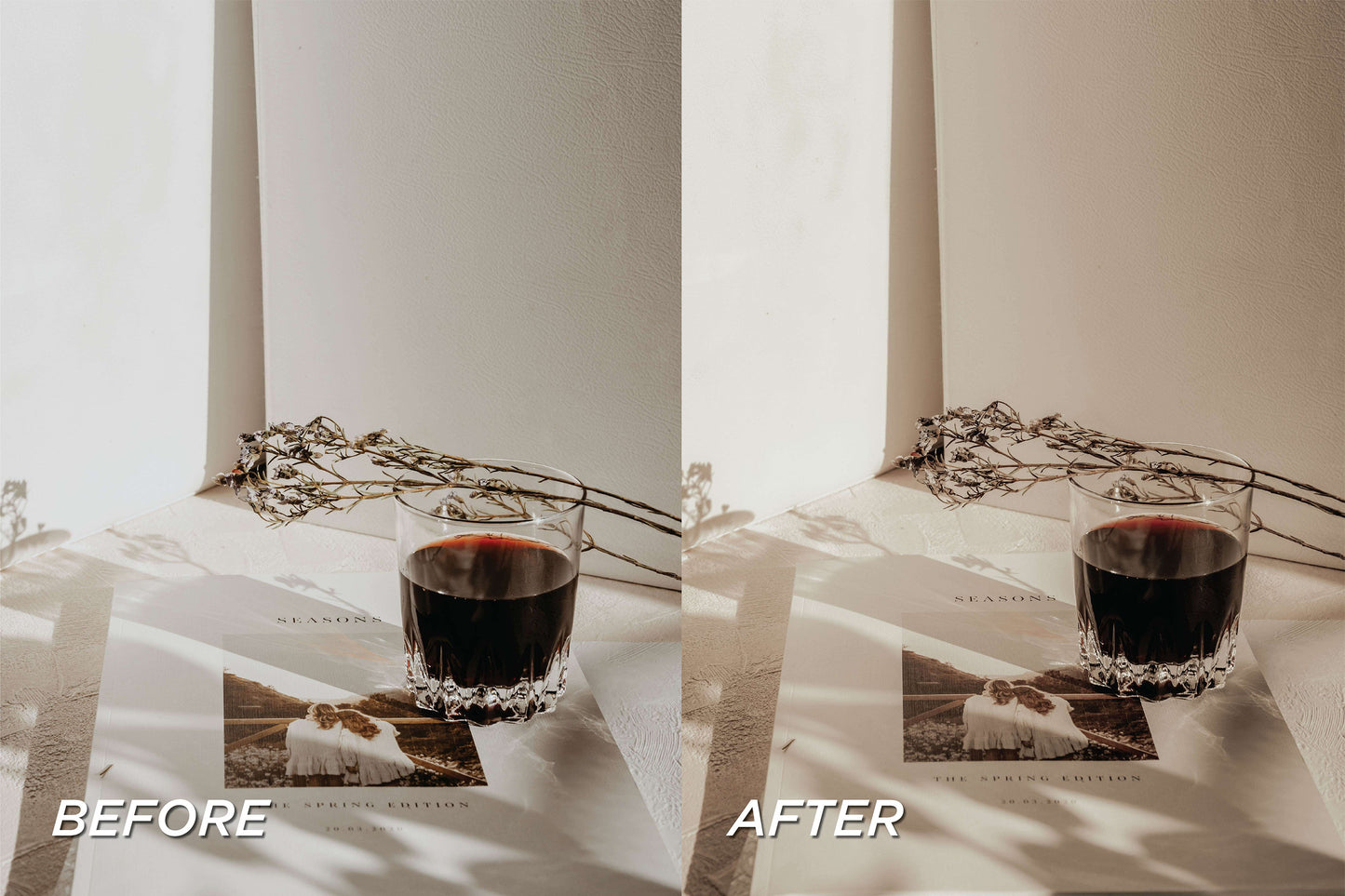 Beige Filtro para Fotografía - 5 Pack Lightroom