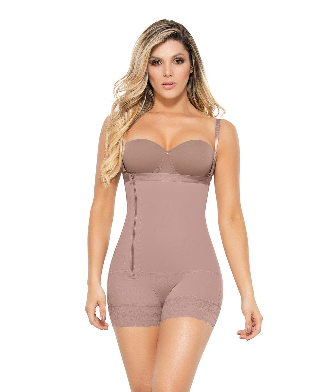 Faja strapless tipo body con control abdomen y ajuste moldeador – Ann Chery 5168